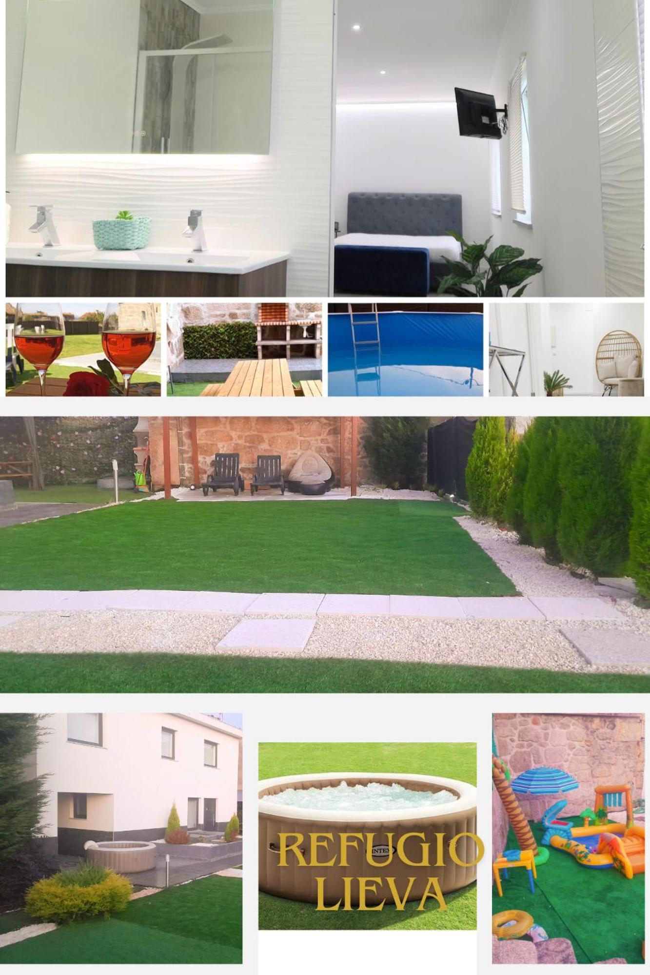 Апартаменты Casa Incrivel Refugio Lieva ,Piscina , Jacuzzi Exterior E Zona Kids Нелаш Экстерьер фото
